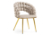 Стул на металлокаркасе Ball beige / gold - купить за 15870.00 руб.