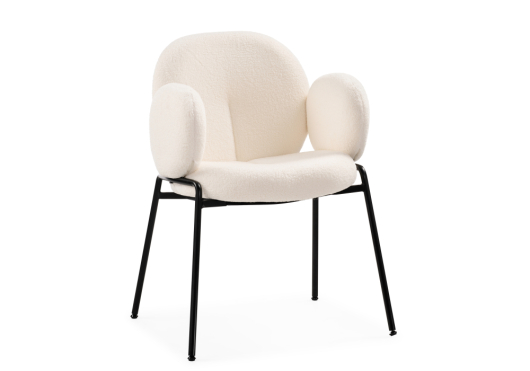 Стул на металлокаркасе Kalipso white / black - купить за 12010.00 руб.