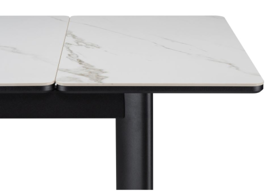 Керамический стол Кина alpine white/черный - купить за 28590.00 руб.