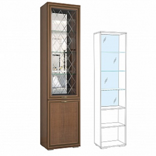 Пенал с витриной Ливорно ЛШ-4 - купить за 14580.00 руб.