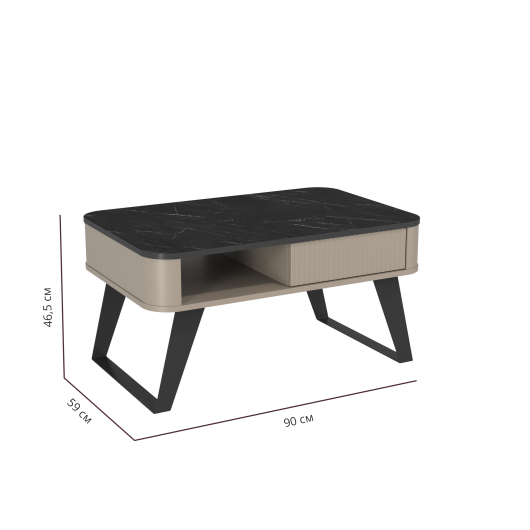 Стол журнальный 76.10 Фиделия - купить за 9159.00 руб.