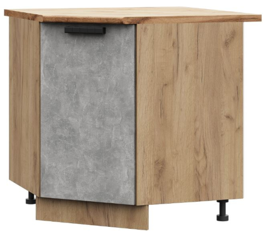 Шкаф нижний угловой Бетоны ШНУ 850 - купить за 4761.00 руб.