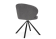 Стул на металлокаркасе Solomon крутящийся gray / black - купить за 11540.00 руб.