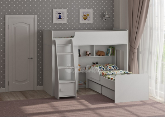 Двухъярусная кровать Легенда 42.2.2 - купить за 39370.00 руб.