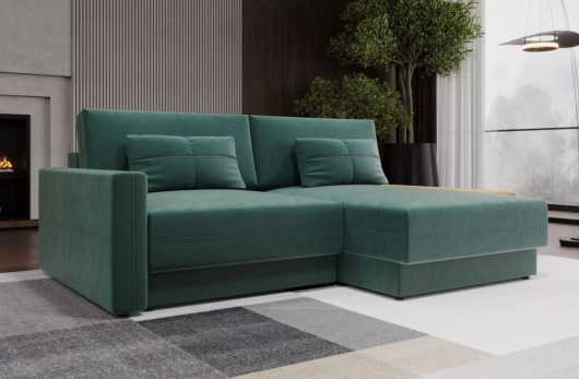Диван Киото 2 Clever 22 зелёный - купить за 108996.00 руб.