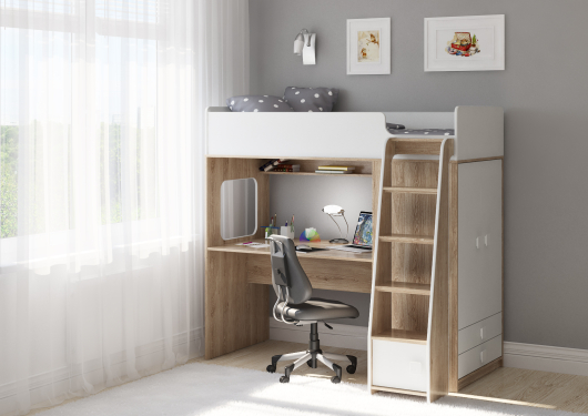 Кровать-чердак Легенда F607.1 - купить за 32280.00 руб.