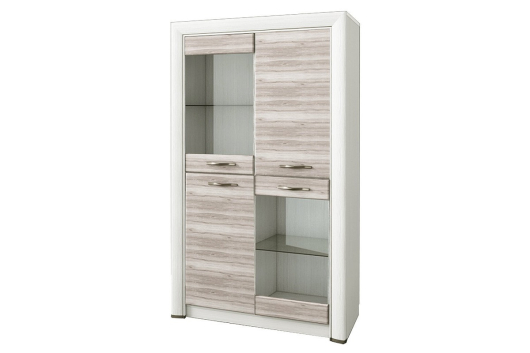 Шкаф-витрина 2V2D Оливия - купить за 26399.00 руб.