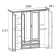 Шкаф 4D2SZ Тиффани - купить за 81899.00 руб.