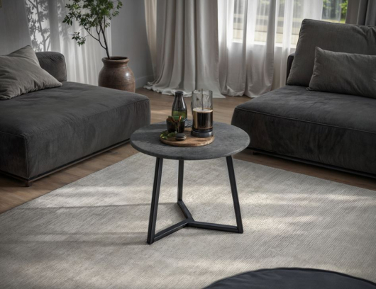 Стол журнальный СЖ-9 Бетон графит - купить за 3795.00 руб.