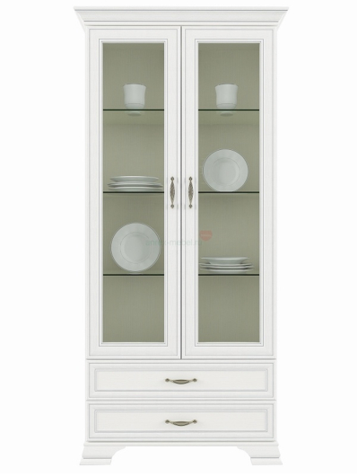 Шкаф с витриной 2V2S Тиффани - купить за 34999.00 руб.