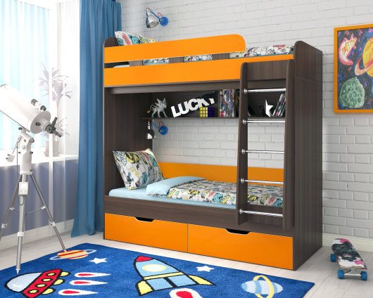 Двухъярусная кровать Юниор 5 - купить за 26550.00 руб.