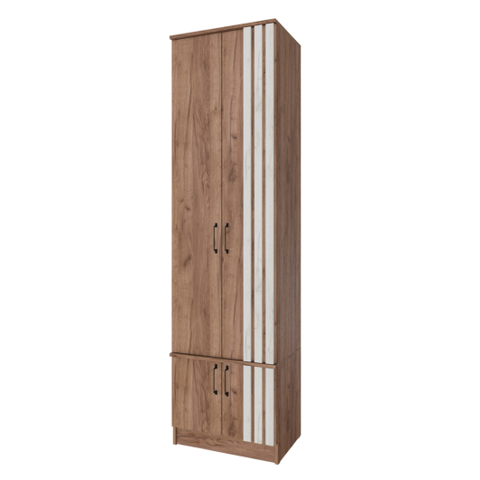 Шкаф Кано КПШ-1 Дуб Крафт Белый/Дуб Крафт табачный - купить за 11723.00 руб.