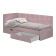 Кровать Лео КР-49 шарли пинк - купить за 23881.00 руб.