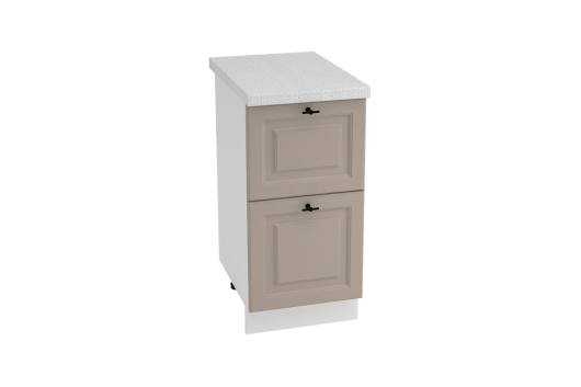 Стол с двумя ящиками №35 Ницца Royal ШН2Я 400 - купить за 12321.00 руб.