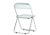 Пластиковый стул Fold складной clear gray-blue - купить за 5210.00 руб.