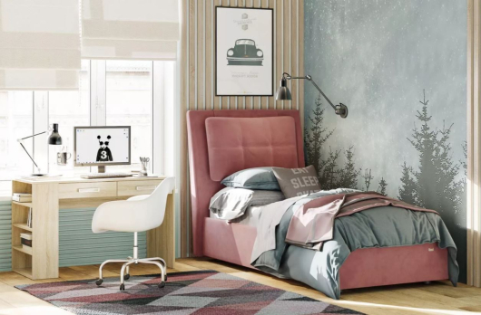 Кровать Ester 90 Ультра Коралл - купить за 34799.00 руб.