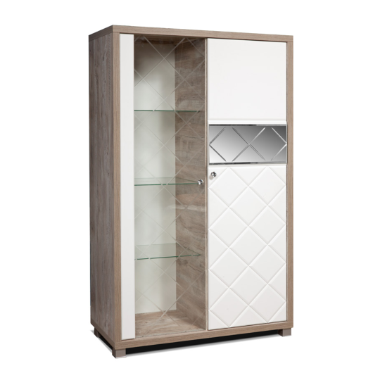 Шкаф с витриной Кристал КМК 0650.4(5) - купить за 27278.00 руб.