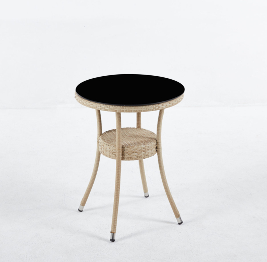Стол из искусственного ротанга Венеция D60 Wood арт.78104 - купить за 10650.00 руб.