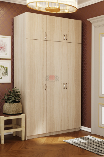 Шкаф 3-х створчатый с антресолью Флагман 2 - купить за 13110.00 руб.