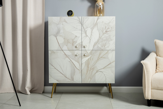 Комод Флоу 16.329 Кашемир/Белый - купить за 18107.00 руб.