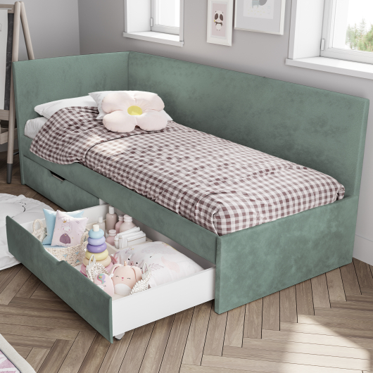 Кровать Лео КР-49 эвкалипт - купить за 23881.00 руб.