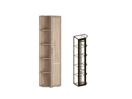 Шкаф-стеллаж 540 Бруно - купить за 12458.00 руб.