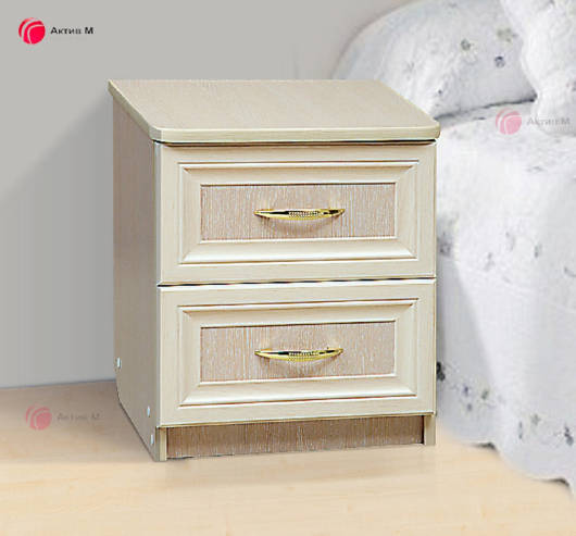 Тумба прикроватная с 2-мя ящиками (рамка МДФ) - купить за 4094.00 руб.