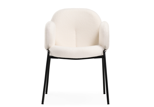 Стул на металлокаркасе Kalipso white / black - купить за 12010.00 руб.