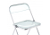 Пластиковый стул Fold складной clear gray-blue - купить за 5210.00 руб.