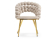 Стул на металлокаркасе Ball beige / gold - купить за 15870.00 руб.