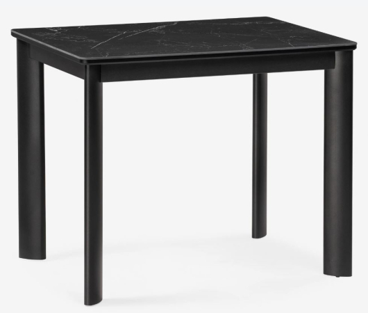 Керамический стол Кина shakespeare black/черный - купить за 28590.00 руб.