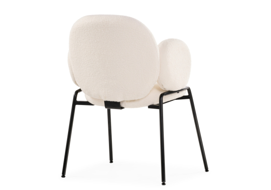 Стул на металлокаркасе Kalipso white / black - купить за 12010.00 руб.