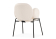 Стул на металлокаркасе Kalipso white / black - купить за 12010.00 руб.