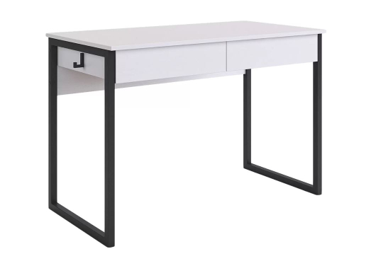 Письменный стол Юниор Белое дерево/Черный муар - купить за 11190.00 руб.